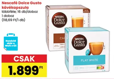 Nescafé Dolce Gusto kávékapszula