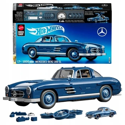 Mattel Brick Mercedes Benz 300 Sl Modell Építőkockák 1 12 1600 Darab
