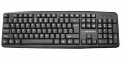Esperanza Amarillo USB Keyboard Black UK (EK134)