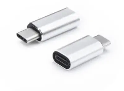 Haffner PT-4726 USB-C apa - Lightning anya Adapter Ezüst