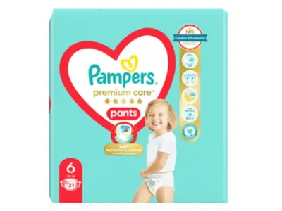 Pampers Premium Care pelenka, 31 db, 6-os méret
