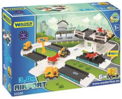 Wader Kids Cars 3D Légibázis Autópályával (WLHSB7520)