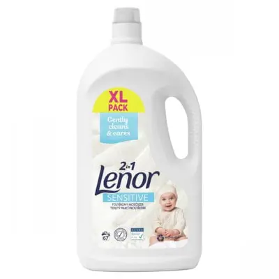 Lenor Sensitive folyékony mosószer 67 mosás, 3,685 l