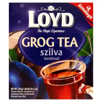 Loyd GROG tea, Szilvás, 10 filter 30 g