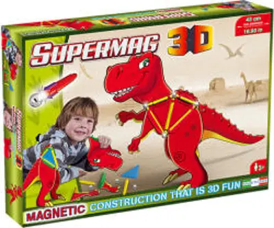 Supermag 3D Tyrannosaurus mágneses építojáték (0608)