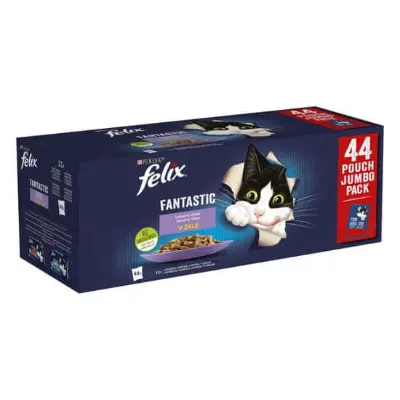 Felix Fantastic marhahús, csirke, lazac, tonhal zselében 44 x 85 g