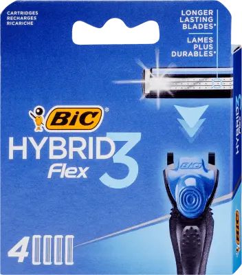 BIC Borotvabetét, Flex3 Hybrid, 4 db