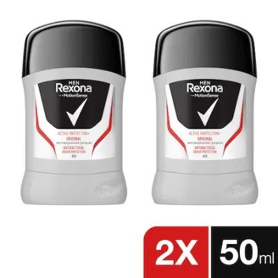 REXONA Men Active Protection+Original férfi izzadásgátló stift, 2x50ml