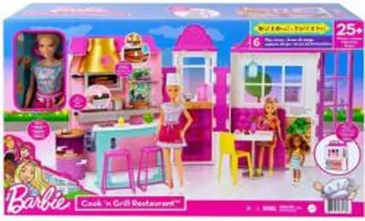 Mattel Barbie játékkészlet Étterem