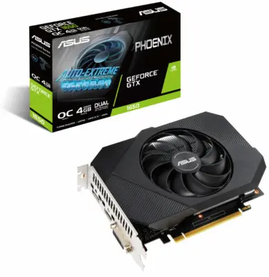 ASUS GeForce Phoenix GTX 1650 OC 4GB GDDR6 128bit (PH-GTX1650-O4GD6) Videokártya