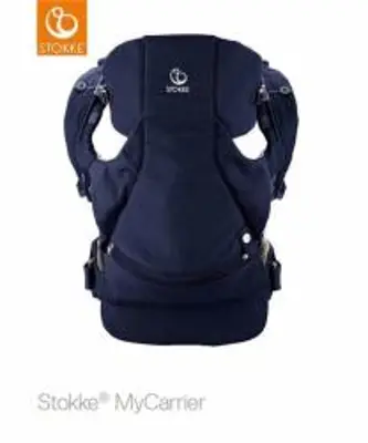 Stokke MyCarrier Front Carrier Black kenguru babahordozó