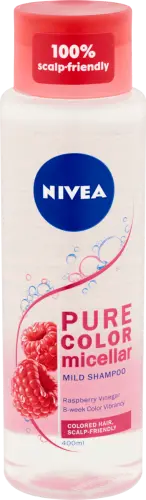 NIVEA Hair Sampon micellás pure color, 400 ml