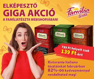 Famíliatészta - Ristorante Italiano tészták