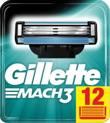 Gillette Mach3 Borotvapenge, 12 db