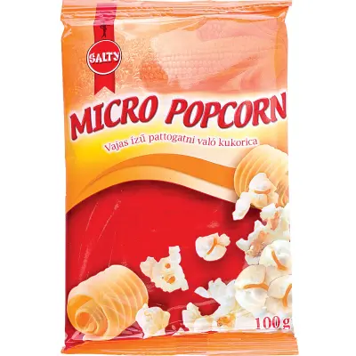 Salty micro popcorn