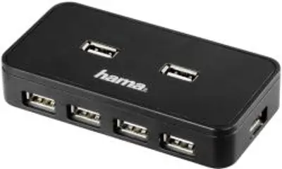 Hama 39859 USB 2.0 7 portos HUB + hálózati tápegység