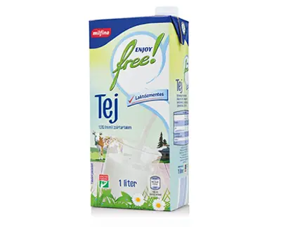 MILFINA ENJOY FREE! Laktózmentes UHT tej