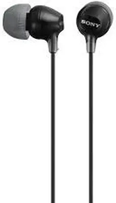 SONY MDREX15LPB. AE In-ear vezetékes fülhallgató, Fekete (MDREX15LPB.AE)