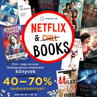 Moobius - Filmes, sorozatos könyvek 40-70% kedvezménnyel