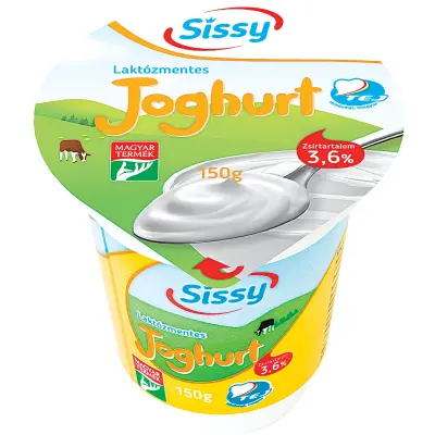 Sissy laktózmentes joghurt (150g)