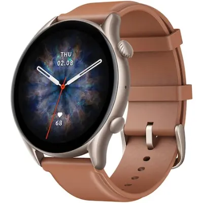 Amazfit GTR 3 Pro okosóra, Barna bőr