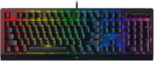 Razer BlackWidow V3 Gaming mechanikus billentyűzet, Chroma RGB megvilágítás, Green kapcsoló, Nemzetközi US kiosztás, Fekete (RZ03-03540100-R3M1)