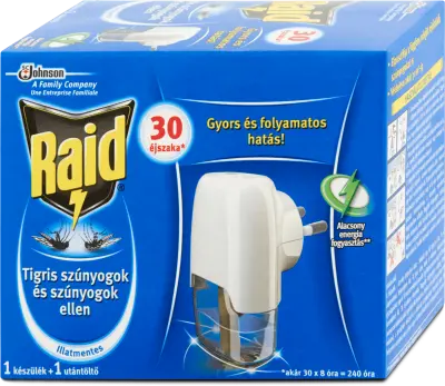 Raid Elektromos szúnyogirtó párologtató készülék és utántöltő, 0,02 l