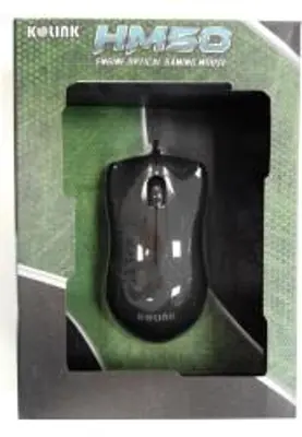 Kolink HM-50 világítós optikai egér (USB, fekete)