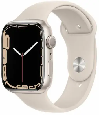 APPLE Watch Series 7 Okosóra, 45mm, Csillagfény (MKN63HC/A)