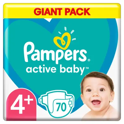 2x Pampers Active Giant Pack (több méret)