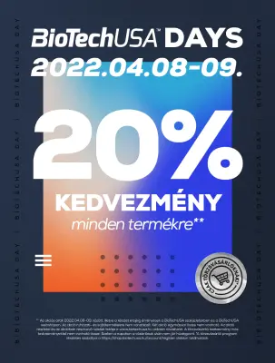 20% kedvezmény - BioTechUSA