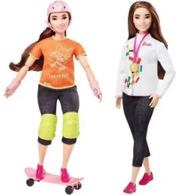 Mattel Barbie: Tokió 2020 olimpiai játékok - gördeszkás (GJL78)