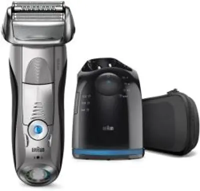 Braun Series 7 7899cc Wet&Dry elektromos borotva, Clean&Charge tisztító- és töltő egység, 50 perc vezeték nélküli használat, beépített precíziós nyíró