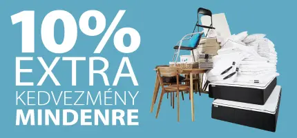 Extra 10% kedvezmény mindenre - Jysk