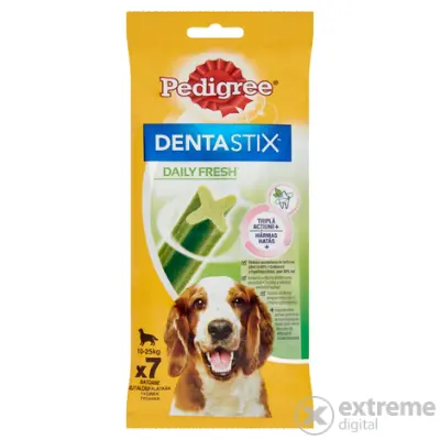 Pedigree Denta Fresh M jutalomfalat, 7x10 db, 7x180g