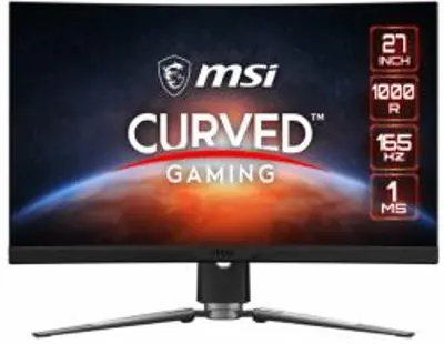 MSI MAG ARTYMIS 274CP Gaming Monitor, 27", VA, Full HD, 1ms GTG, 165Hz, Freesync premium, HDMI, DisplayPort, Fekete