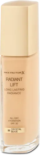 MAX FACTOR Alapozó Radiant Lift, Crystal Beige 033, 30 ml