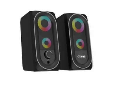 Dyras GS-SP701B RGB Hangszóró, fekete