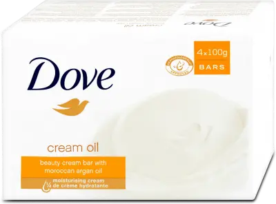 Dove Szappan Cream Oil, 400g (4x100g)