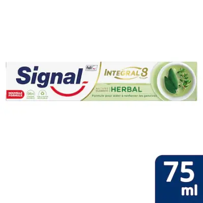 SIGNAL Long Active Nature Elements fogkrémek, 3x75 ml