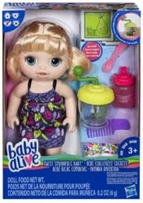 Baby Alive Szőke baba kézi mixerrel játékbaba