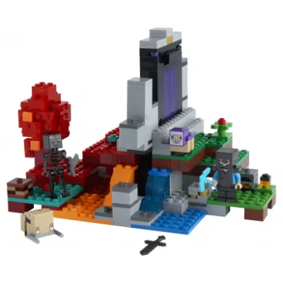 LEGO Minecraft A romos portál (21172)