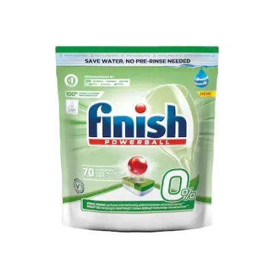 Finish Green 0% mosogatógép-tabletta, 140 db
