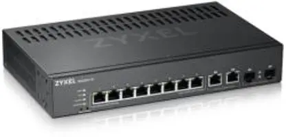 ZyXEL GS2220-10 Switch, 8 GbE port, Uplink, Fekete (GS2220-10-EU0101F)