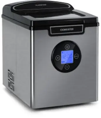 Klarstein Icemeister 2G, jégkészítő, 12 kg / 24 óra, LCD kijelző, rozsdamentes acél (ICE11-Icemeister2G-S)