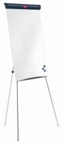 Nobo Flipchart Nano Clean Classic, acél, állvány, mágneses, jelölővel és tálcával, fehér (NB1901916)