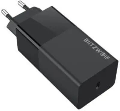 Blitzwolf BW-S17 USB-C 65W hálózati USB gyorstöltő - fekete