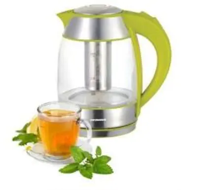 Heinner vízforraló teafilterrel, 1, 8l, Zöld, üveg (HEK-TF2200GR)