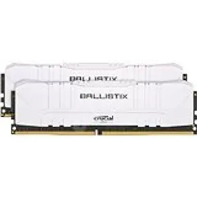 Crucial 32GB KIT DDR4 3200MHz CL16 Ballistix White rAM memória
