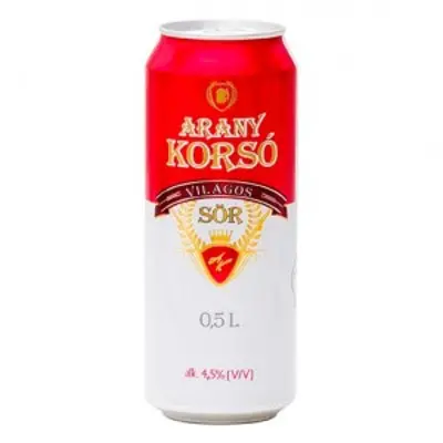 Arany korsó dobozos sör 0,5 l